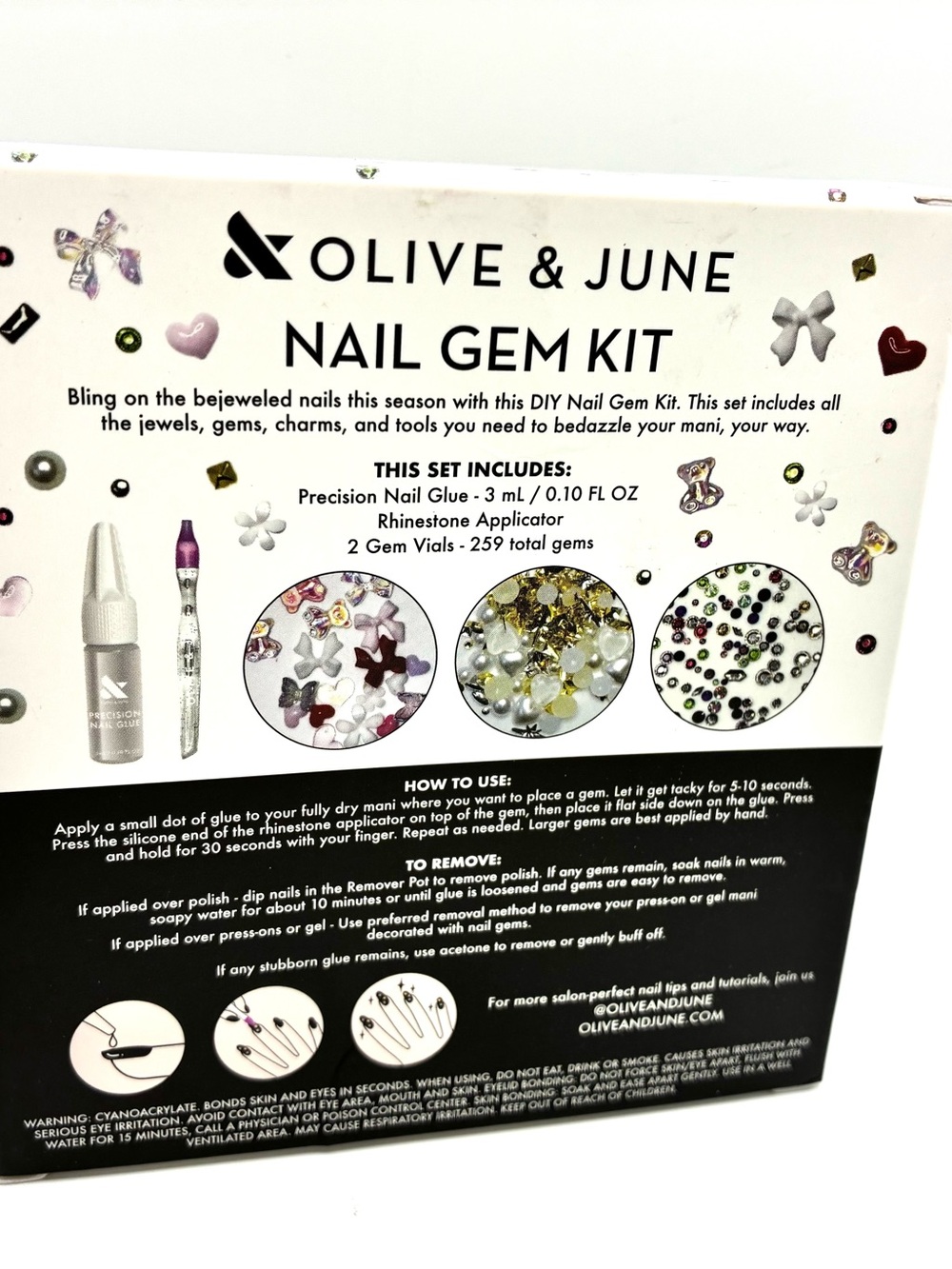 Olive & June Nail Gem Kit - Picture 2 of 3